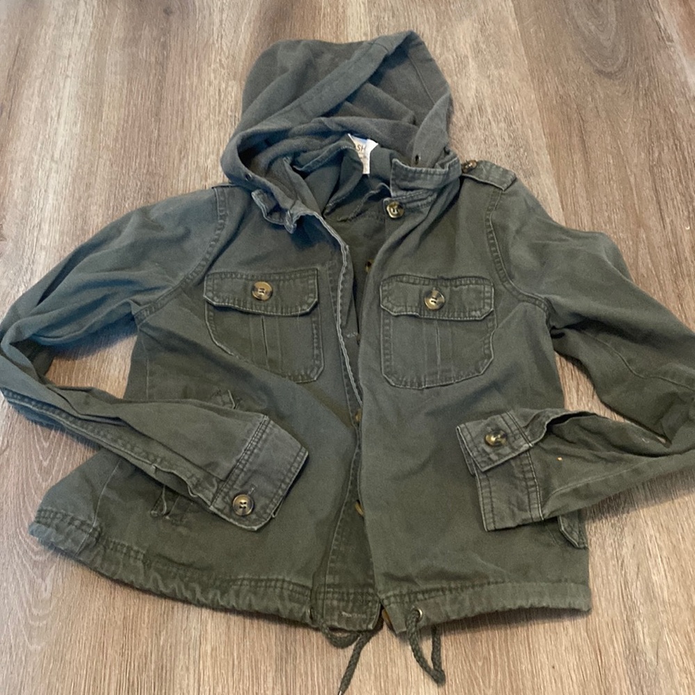 Ashley by 26 International Size small Navy green jacket